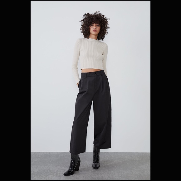 Zara Pants - Zara Technical Fabric Pants - Culottes